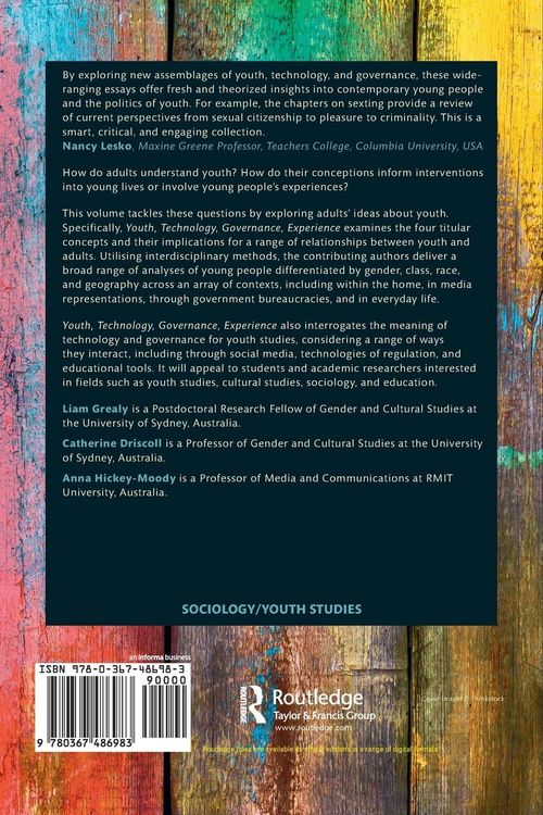 Produktbild: Youth, Technology, Governance, Experience