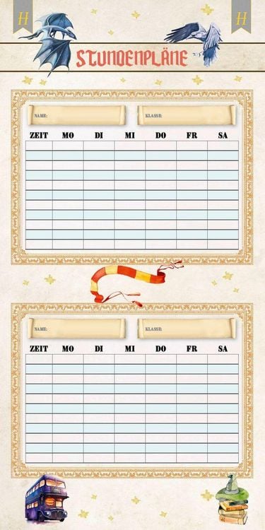 Produktbild: Der gro&szlig;e inoffizielle Familienplaner f&uuml;r Potterheads Kalender 2027