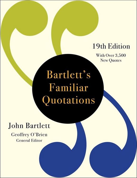Produktbild: Bartlett's Familiar Quotations