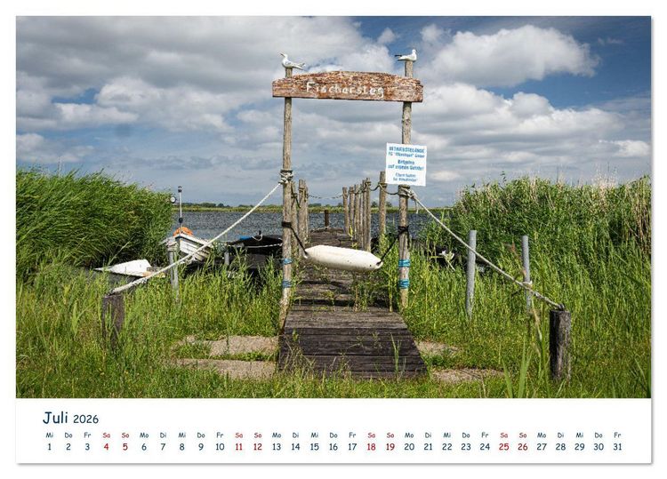 Produktbild: Verliebt in R&uuml;gen (Tischkalender 2026 DIN A5 quer), CALVENDO Monatskalender