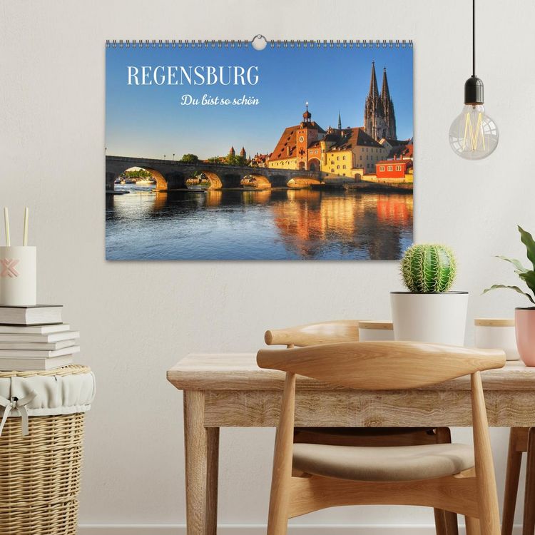 Produktbild: Regensburg. Du bist so sch&ouml;n (Wandkalender 2026 DIN A3 quer), CALVENDO Monatskalender