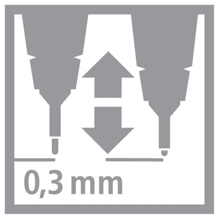 Produktbild: Fineliner mit gefederter Spitze - STABILO SENSOR F - fein - 8er Pack - mit 8 verschiedenen Farben