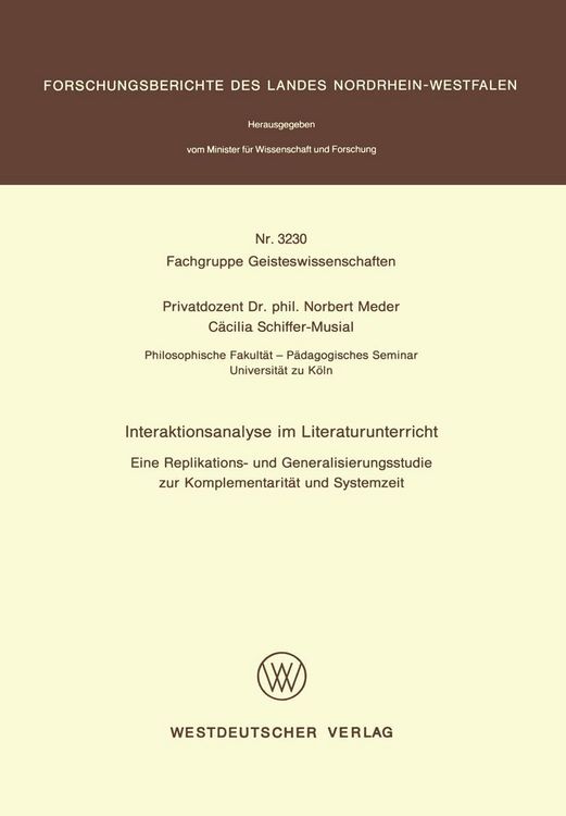 Produktbild: Interaktionsanalyse im Literaturunterricht