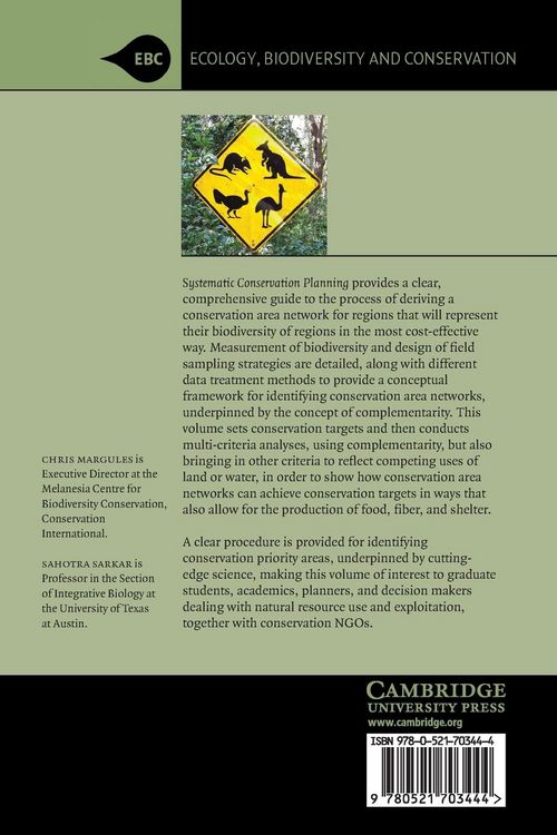 Produktbild: Systematic Conservation Planning