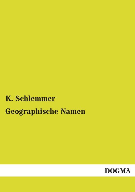 Produktbild: Geographische Namen