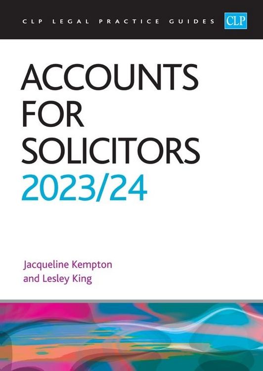 Produktbild: Accounts for Solicitors 2023/2024