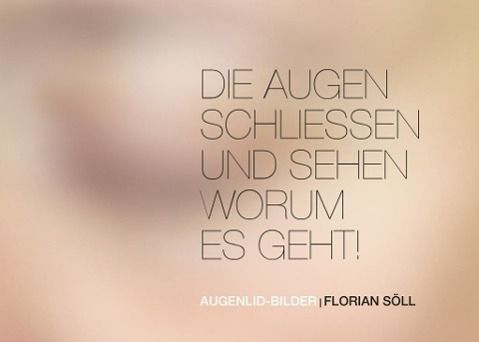 Produktbild: Die Augen schlie&szlig;en und sehen worum es geht