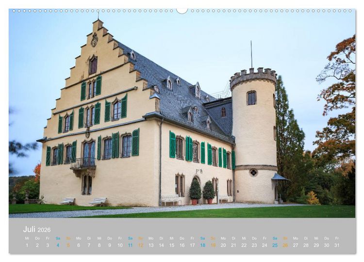 Produktbild: Coburger Land - Burgen und Schl&ouml;sser (Wandkalender 2026 DIN A2 quer), CALVENDO Monatskalender