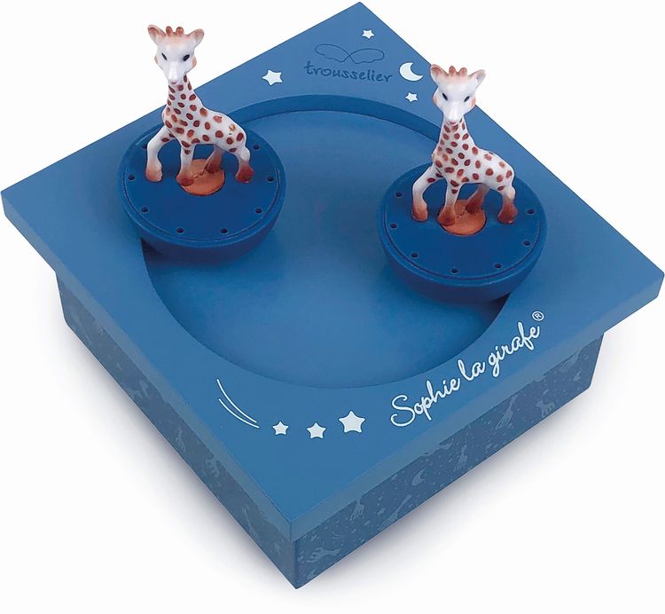 Trousselier - Spieluhr mit tanzenden Giraffen, Milchstrasse magn.