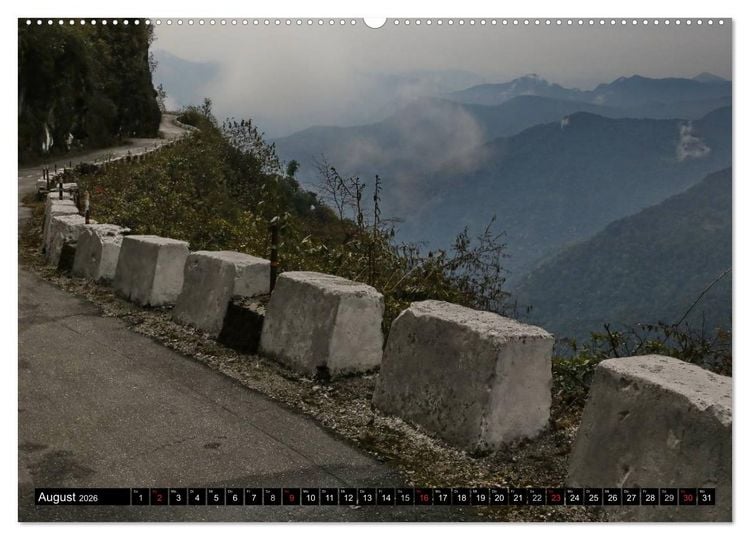 Produktbild: Druk Yul - Szenen aus Bhutan (hochwertiger Premium Wandkalender 2026 DIN A2 quer), Kunstdruck in Hochglanz
