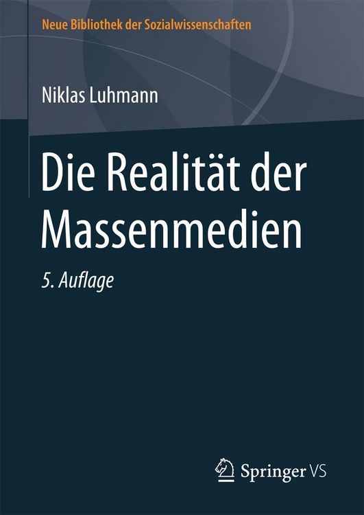 Produktbild: Die Realit&auml;t der Massenmedien