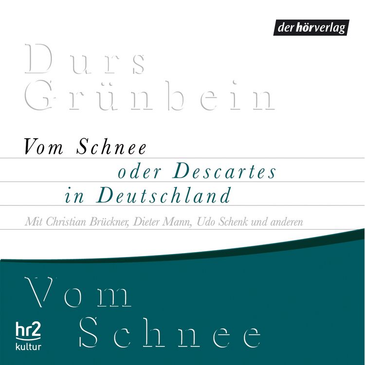 Produktbild: Vom Schnee oder Descartes in Deutschland