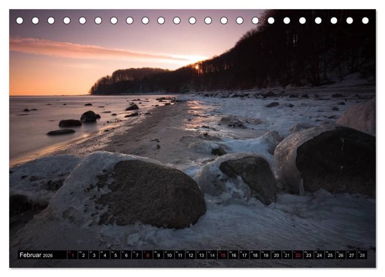 Produktbild: Binz Zingst 2026 (Tischkalender 2026 DIN A5 quer), CALVENDO Monatskalender