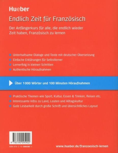 Produktbild: Endlich Zeit f&uuml;r Franz&ouml;sisch
