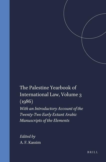 Produktbild: The Palestine Yearbook of International Law, 1986