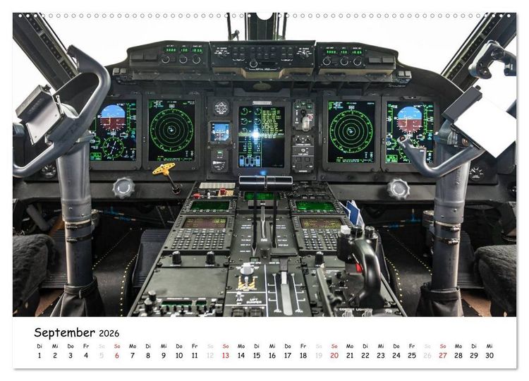 Produktbild: Flight deck - das beste B&uuml;ro (Wandkalender 2026 DIN A2 quer), CALVENDO Monatskalender