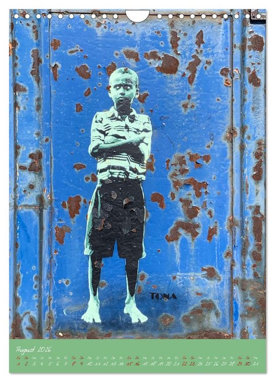 Produktbild: LOVE HAMBURG - STREET ART (Wandkalender 2026 DIN A4 hoch), CALVENDO Monatskalender