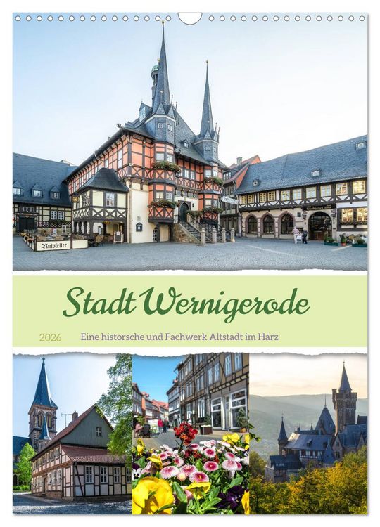 Produktbild: Stadt Wernigerode (Wandkalender 2026 DIN A3 hoch), CALVENDO Monatskalender