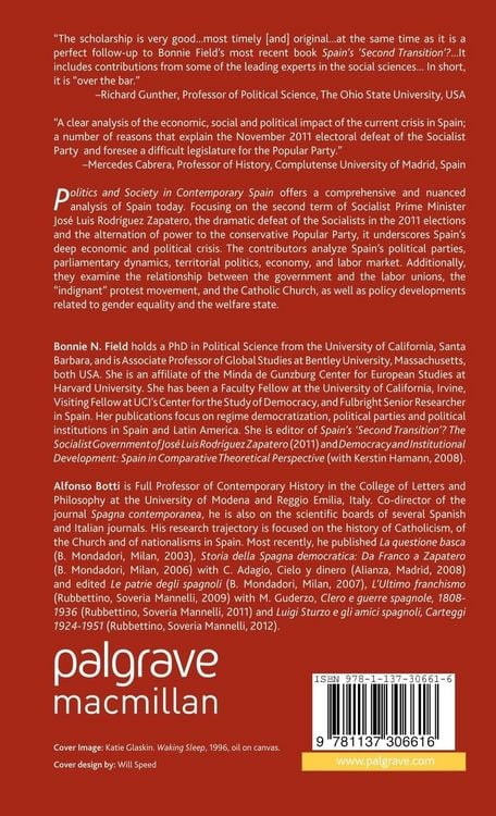 Produktbild: Politics and Society in Contemporary Spain