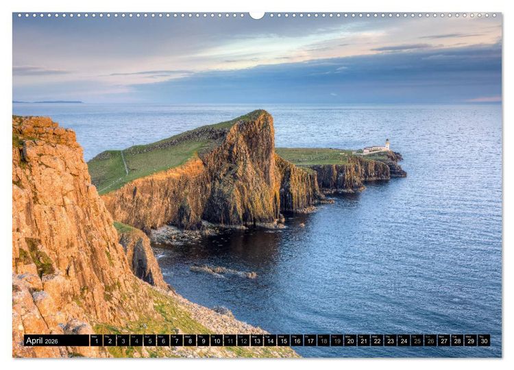 Produktbild: Scotland's unique landscapes (High Quality Premium Wall Calendar 2026 DIN A2 landscape),CALVENDO 12 Month Wall Calendar
