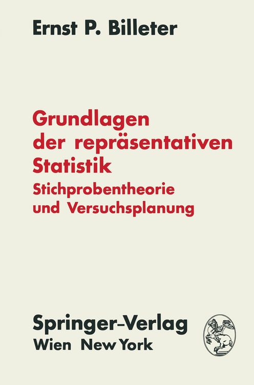Produktbild: Grundlagen der repr&auml;sentativen Statistik
