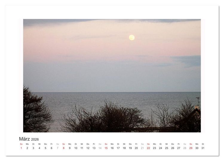 Produktbild: Sonneninsel Bornholm (Wandkalender 2026 DIN A2 quer), CALVENDO Monatskalender