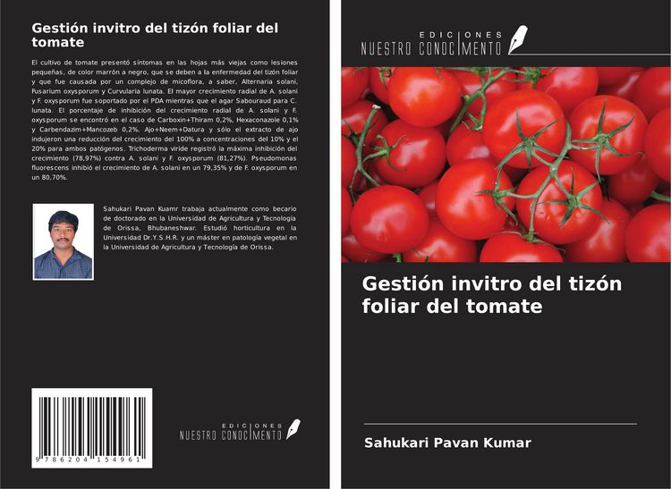 Produktbild: Gesti&oacute;n invitro del tiz&oacute;n foliar del tomate
