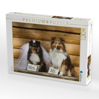 Produktbild: CALVENDO Puzzle Just married | 1000 Teile Lege-Gr&ouml;&szlig;e 64x48cm Foto-Puzzle f&uuml;r gl&uuml;ckliche Stunden