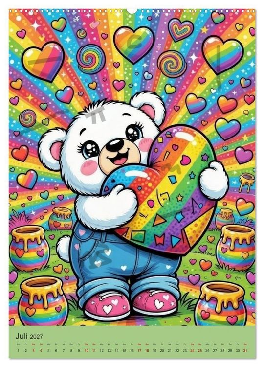 Produktbild: Das ist Pop Artig (hochwertiger Premium Wandkalender 2027 DIN A2 hoch), Kunstdruck in Hochglanz