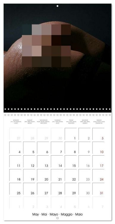 Produktbild: Eau Nue (Calendrier mural carr&eacute; 2026 30x30 cm) Calendrier double avec une page pour vos prises de notes