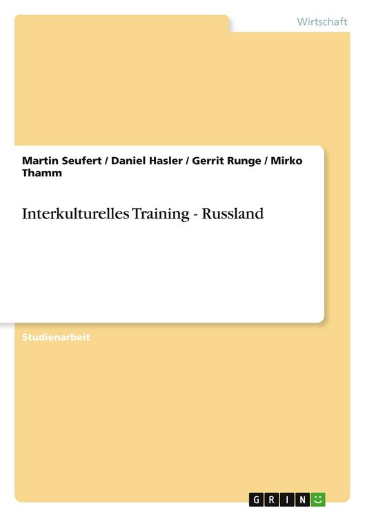 Produktbild: Interkulturelles Training - Russland