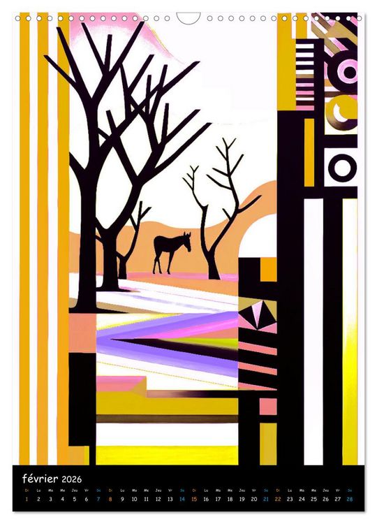 Produktbild: L'esprit africain (Calendrier mural 2026 DIN A3 horizontal), CALVENDO calendrier mensuel