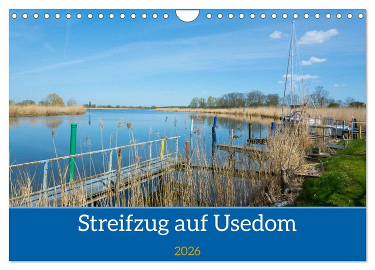 Produktbild: Streifzug auf Usedom (Wandkalender 2026 DIN A4 quer), CALVENDO Monatskalender