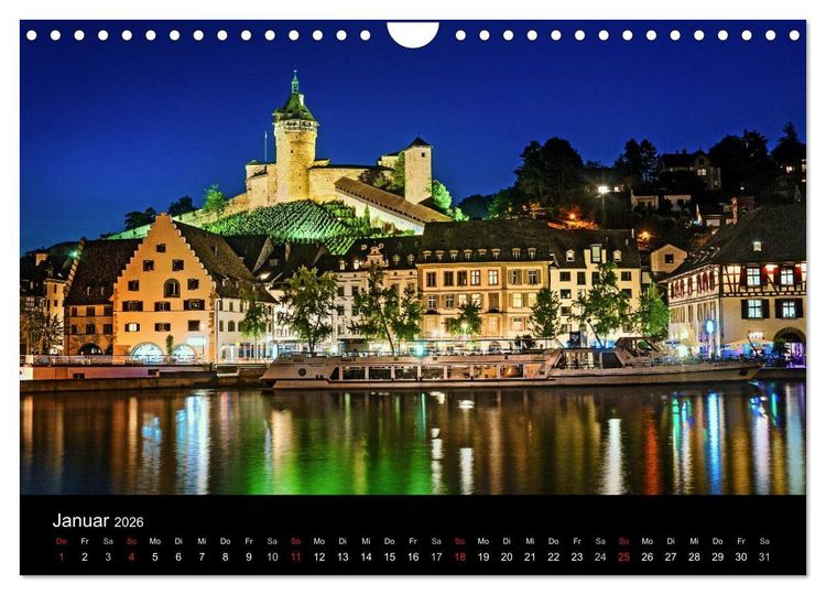 Produktbild: Von Schaffhausen zum S&auml;ntis (Wandkalender 2026 DIN A4 quer), CALVENDO Monatskalender