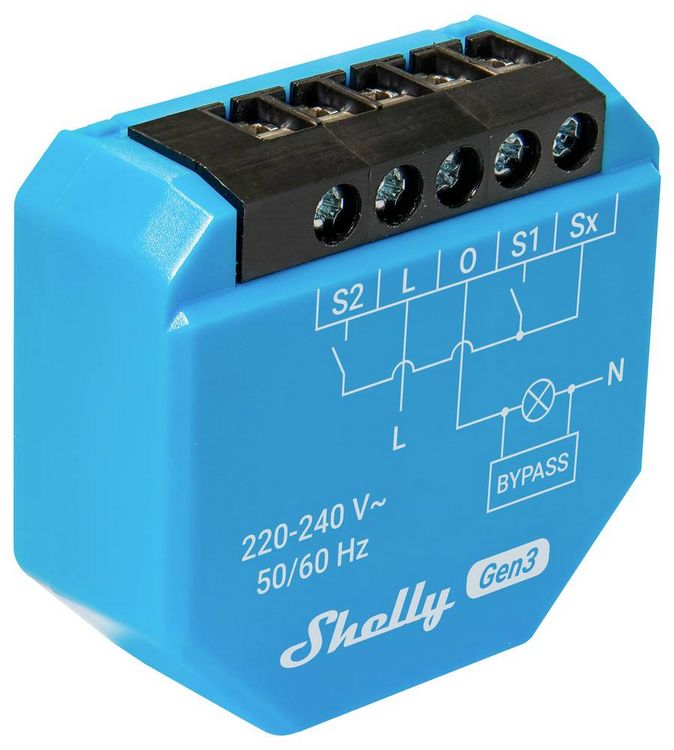 Produktbild: Shelly 1L Gen3 Funk-Schalter