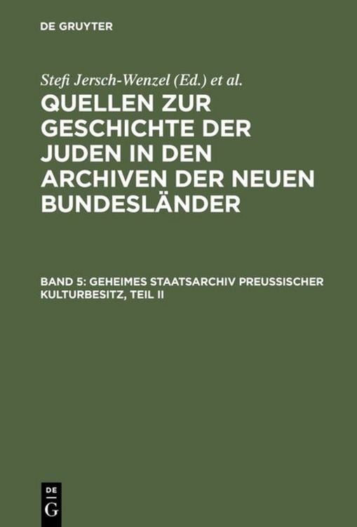 Produktbild: Geheimes Staatsarchiv Preu&szlig;ischer Kulturbesitz, Teil II