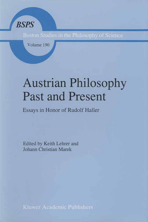 Produktbild: Austrian Philosophy Past and Present