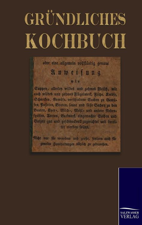 Produktbild: Gr&uuml;ndliches Kochbuch