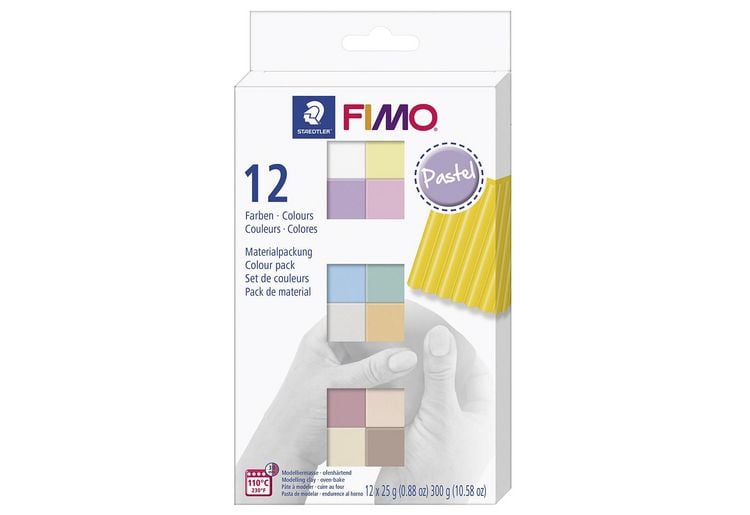 Produktbild: STAEDTLER Modelliermasse FIMO&reg; Pastell 12er Set