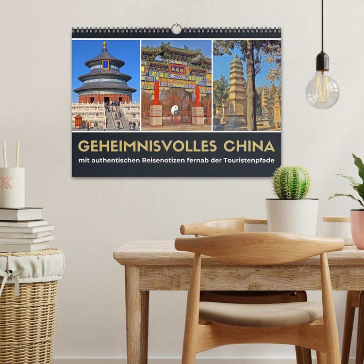 Produktbild: Geheimnisvolles China 2026 (Wandkalender 2026 DIN A3 quer), CALVENDO Monatskalender