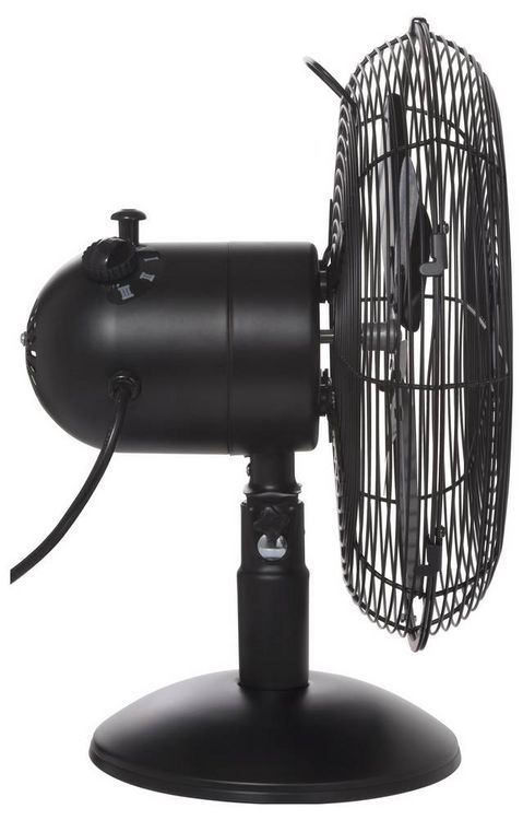Produktbild: Sygonix Tischventilator 35W (&Oslash; x H) 335mm x 400mm Schwarz Oszillierend