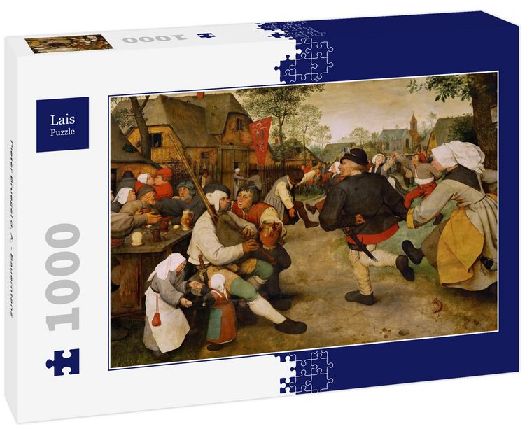 Produktbild: Lais Puzzle Pieter Bruegel d. &Auml;. - Bauerntanz 1000 Teile