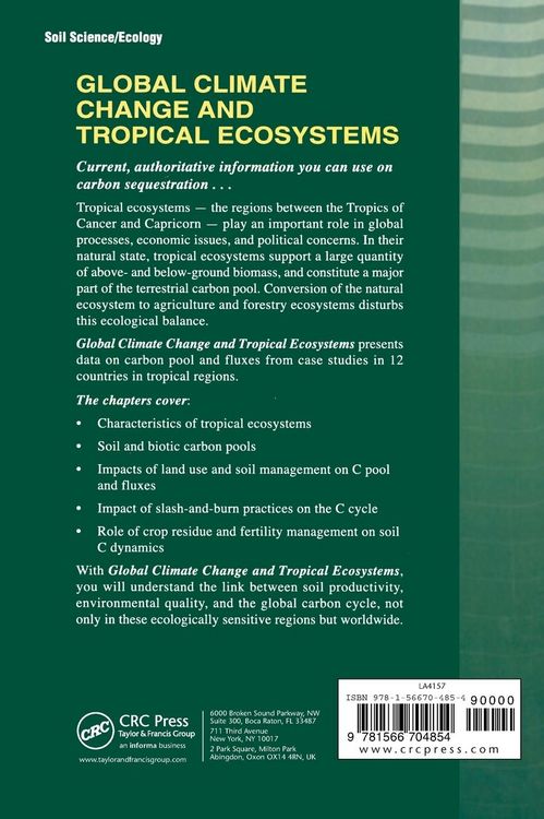 Produktbild: Global Climate Change and Tropical Ecosystems