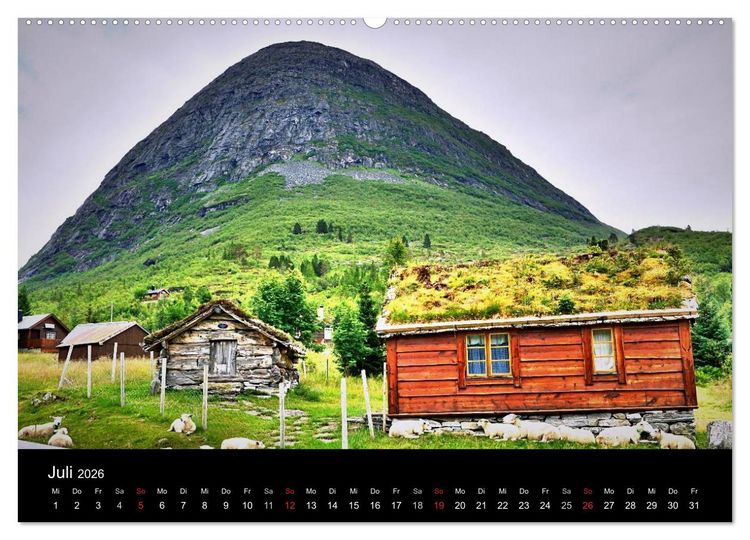 Produktbild: Atemberaubendes Norwegen (hochwertiger Premium Wandkalender 2026 DIN A2 quer), Kunstdruck in Hochglanz