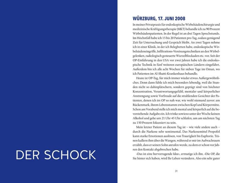 Der Rückenoperateur, der sich nicht selbst operieren konnte