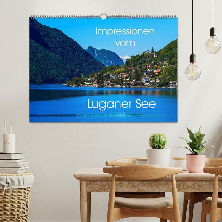 Produktbild: Impressionen vom Luganer See (Wandkalender 2026 DIN A2 quer), CALVENDO Monatskalender