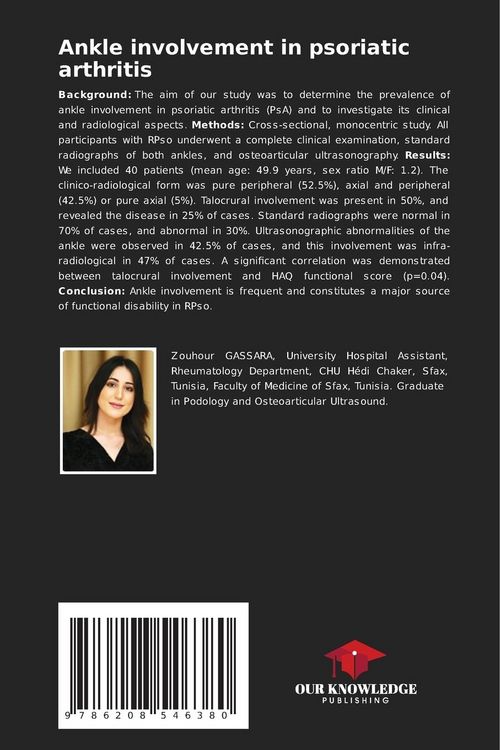 Produktbild: Ankle involvement in psoriatic arthritis
