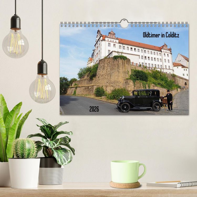 Produktbild: Oldtimer in Colditz (Wandkalender 2026 DIN A4 quer), CALVENDO Monatskalender