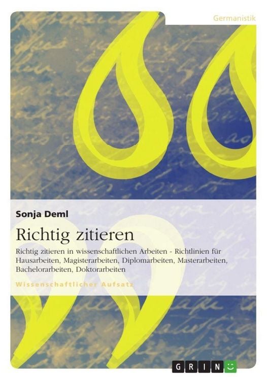 Produktbild: Richtig zitieren