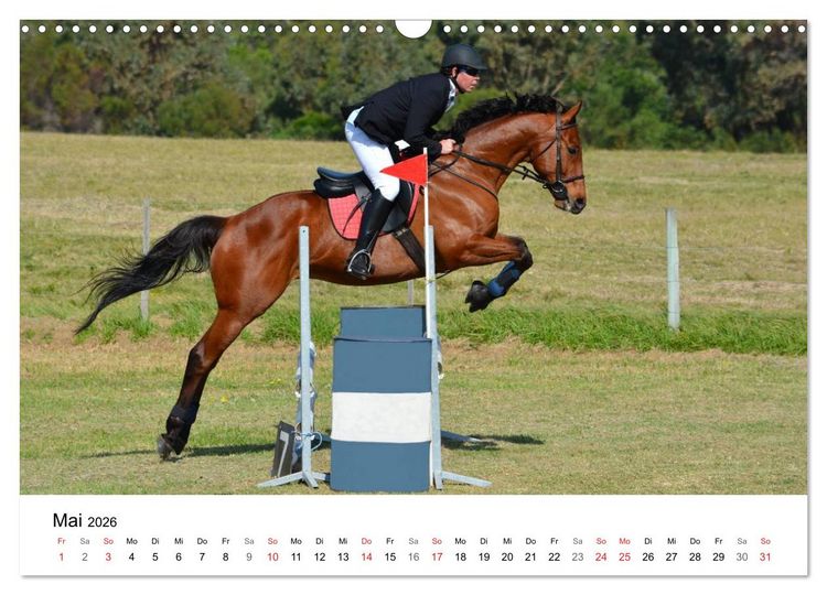 Produktbild: Vielseitigkeitsreiten (Wandkalender 2026 DIN A3 quer), CALVENDO Monatskalender